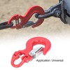 Keenso Winch Rope Hook, Safety Lock Hook, Winch Trailer Clevis