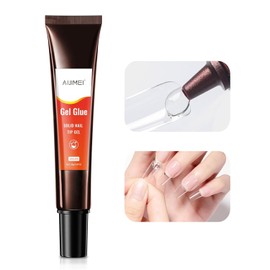 AIJIMEI Nail Glue for Acrylic Nail Tip 20g Nail Tips Glue Gel, Solid Nail Tips Gel Press On Nails for Nail Extension Nail Bonding, Nail Tips Glue for Home and Salon (20g)
