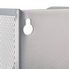 Relaxdays A4 Metal Mesh File Holder, Standing Magazine Rack, Eyelets