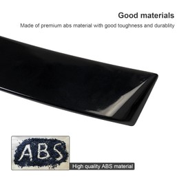 Glossy Black Rear Window Top Roof Spoiler Visor Wing,Fit for Honda Accord 2018 2019 2020 2021 2022 4 Door Sedan,Sporty Look Painted ABS Plastic Material Automotive Parts