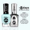 Sally Hansen Miracle Gel™, Grand Cyan, Long Lasting, Gel-Like Formula,