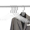 Quality Clear Acrylic Lucite Coat Suit Hangers, Stylish Clothes Hanger