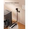 9 Pack Magnetic Cable Clips - Adjustable Cord Holders for