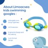 Limoacsea Swim Goggles,Youth Swimming Goggles Anti-UV Anti-Fog No Leaking Yellow