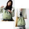 KiU K451-913 Double Mesh Drawstring Shoulder Bag, W-MESH DRAWSTRING SHOULDER