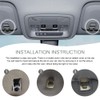 2PCS Sun Visor Support Retainer Clip, Sunvisor Holder Hook, Anti