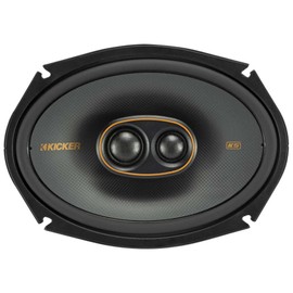 Kicker 51KSC69304 KS-Series 6x9 3-Way Speakers with 1" and .75" tweeters, 4-Ohm, Pair (Renewed)