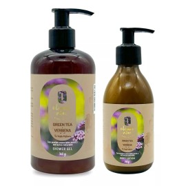 Oleum Vitae Kit Dúo Crema Y Shower Con Aceiteesencial De Té Verde Verben