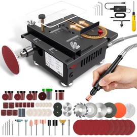 Mini Multi-Functional Table Saw,Portable Mini Desktop Electric Saw for Wood Cutting, Skil Table Saw for Plastic Acrylic Cutting.