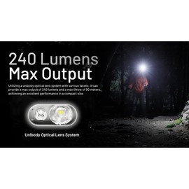 Nitecore HA11 Ultra Lightweight Dual Beam AA Headlamp- 240 Lumens
