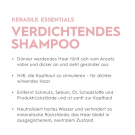 Kerasilk Essential Thickening Shampoo for Thinnering, Weak Hair, 250 ml