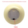 CVHOMEDECO. Moon Sphere Wax LED Dancing Flame Candle Ball Battery