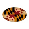 CafePress Maryland Flag 22X14 Oval Wall Peel 20"x12" Oval Wall