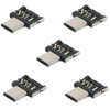 MorpTech (5 Pack) Slim Micro USB Male to USB 2.0