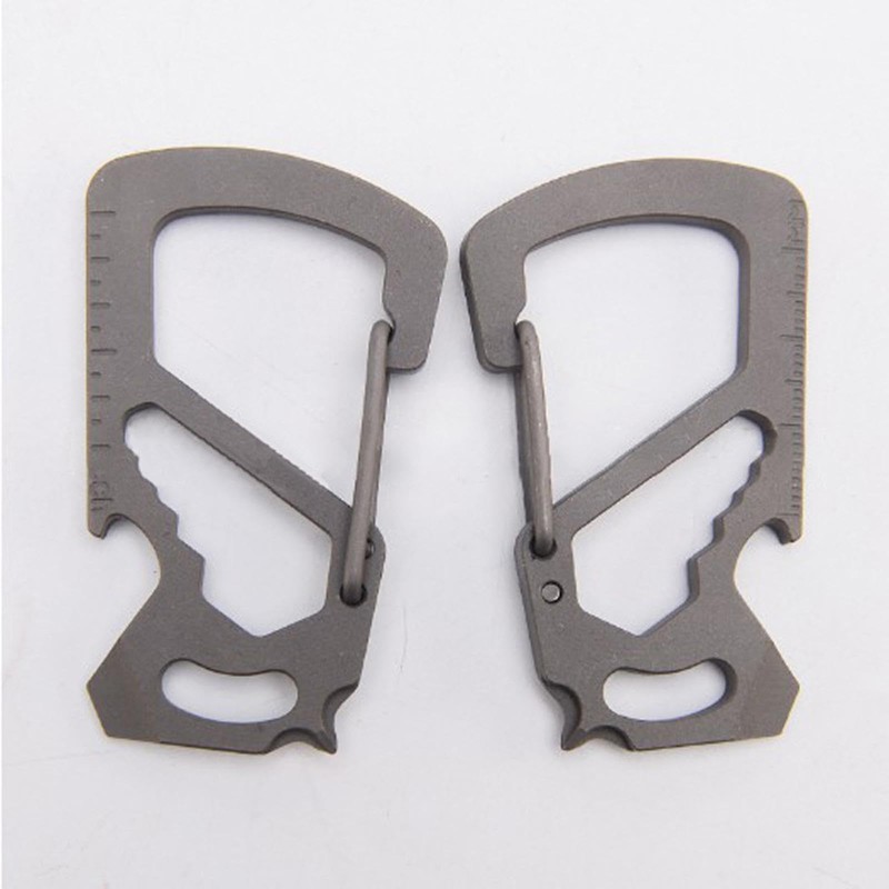 SEIWEI Quick Release Keychain Titanium Alloy 6 Angle Wrench Multifunctional