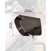 Adjustable Side Wings Wind Air Deflector Fairing for Road Glide