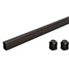 TAG Hardware Wardrobe Closet Rod Concave Shape with End Supports