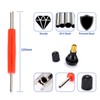 Rngeo Tire Valve Stem Puller Tools Set with 10 Pcs