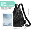 hengwin Small Backpack for Women PU Leather Convertible Women's Backpack