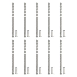 PATIKIL Cabinet Handle Screws M4x90, 10 Set Break Away Screws Drawer Pull Screw Phillips Drive Flat Countersunk Head Bolts with Sleeve for Door Handle Lever