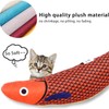 BEANPRECOY Catnip Toy, 3 Pcs Cat Fish Toy, Cat Chew