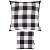 4 Pack Plaids Throw Pillow Case,Soft Cotton Canvas Pillow Covers