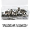 klahh 10Pcs Cabinet Knobs Cupboard Handles Knobs Round with 10