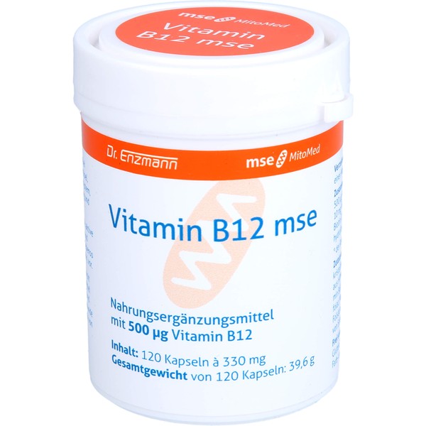 Dr. Enzmann Vitamin B12 mse Kapseln, 120 pcs. Capsules