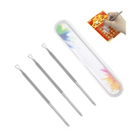 3PCS Metal Lottery Ticket Scratcher Pens – Ergonomic Scratch Off Tool for Lottery Tickets & Gift Cards – Silver – Nail-Safe, Portable & Durable