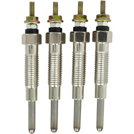 4X Glow Plugs MM401621 Compatible with Mitsubishi Compatible with Iseki Tractor TX1300 TX1500 TX2140 TX2160 Compatible with Satoh S370 S630 MM40162101 MM40162102