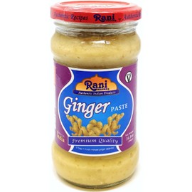 Rani Ginger Cooking Paste 10.5oz (300g) Glass Jar ~ Vegan | Gluten Free | NON-GMO | No Colors | Indian Origin