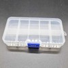 10 plastic storage boxes Multi-purpose organizer 6ea