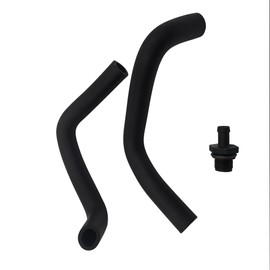 DOUQANG 2Pcs PCV Breather Hoses w/Valve Kit Black For Nissan Altima 2007 2008 2009 2010 2011 2012 2013 Replaces 11810-6N202 11823-JA00A 11826-JA00B