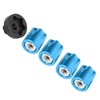4pcs RC Car Wheel Rim Center Cap M4 Nut Fit