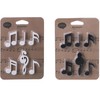 HannaFires 12PCS Musical Note Refrigerator Magnets Creative Memo Clips for