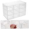 TEHAUX 9-grid Drawer Storage Bin Desk Organizer Storage Box for