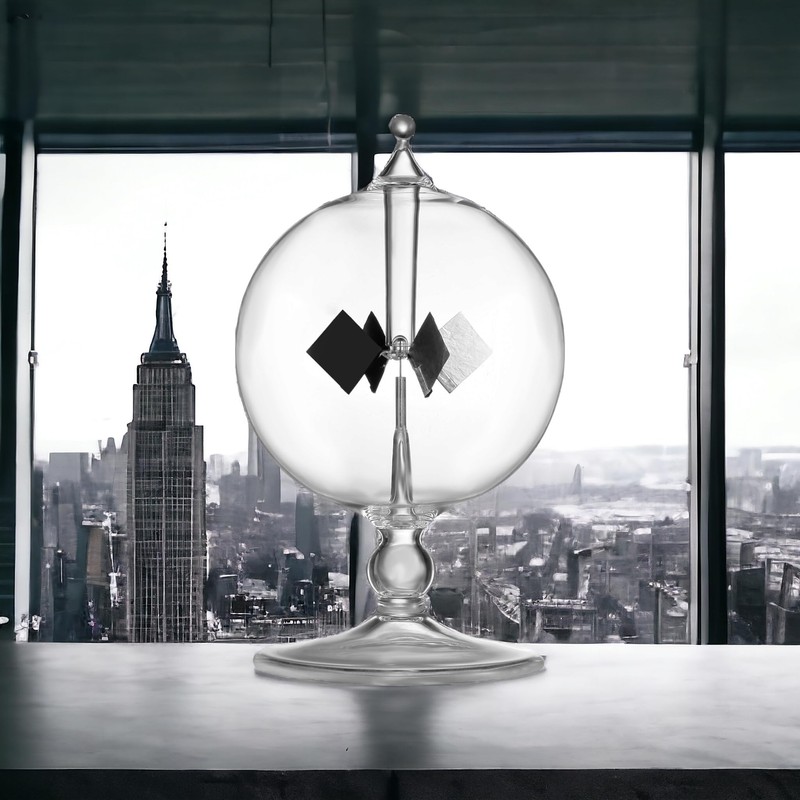 DORAMI Clear Solar Power Crookes Radiometer Sun Light Energy Glass