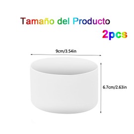 WADY Funda Protectora Antideslizante de Silicona para Botella, 2 Unidades, Compatible con Owala FreeSip, Twist y Flip de 24 y 32 onzas, Accesorios para Botella（32）