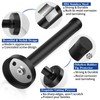 Door Stopper, 6 Inch Long Door Stop, Black Door Stop