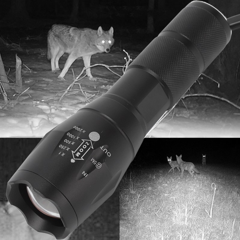 850nm IR Flashlight Infrared Torch Zoomable Night Vision Camera Supplementary