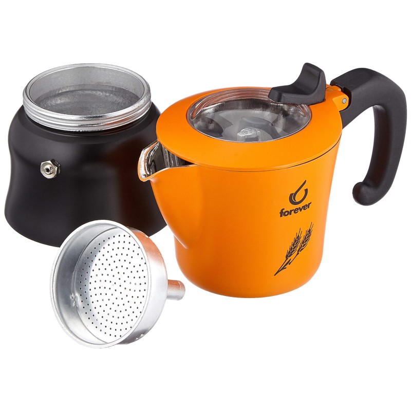 KAUFGUT 121581 Miss Orzi Aluminio 2 Cups Coffe Maker 400