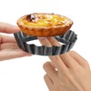 KEILEOHO 12 PCS 4 Inch Small Flan Tins, 10cm Mini