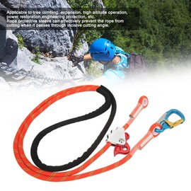 QANYEGN Rope Positioning Lanyards, Climbing Safety Lanyards, Adjustable Fall Protection Ropes for Rock Climbing, Tree Climbing, Working at Heights (12mm Diameter)