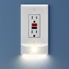 SnapPower 5 Pack StormLight Power Failure Night Light Outlet Cover