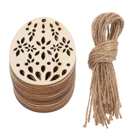 Operitacx 1 Satz Ei-Holzspäne Partyartikel für bastelset basteln für holzplatte bastelzeug für plakafarbe Osterei-Ausschnitte Eiausschnitte aus Holz hölzern
