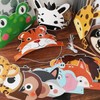 Homiliky 24Pcs Animal Birthday Party Hats and Headbands, Jungle Safari