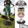 Ieron 4 Pcs Replacement Brush Cutter Gear, Blades Trimmer Adapter