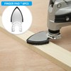 129Pcs Oscillating Multitool Sanding Pad Kit, Universal Finger Sanding Pads