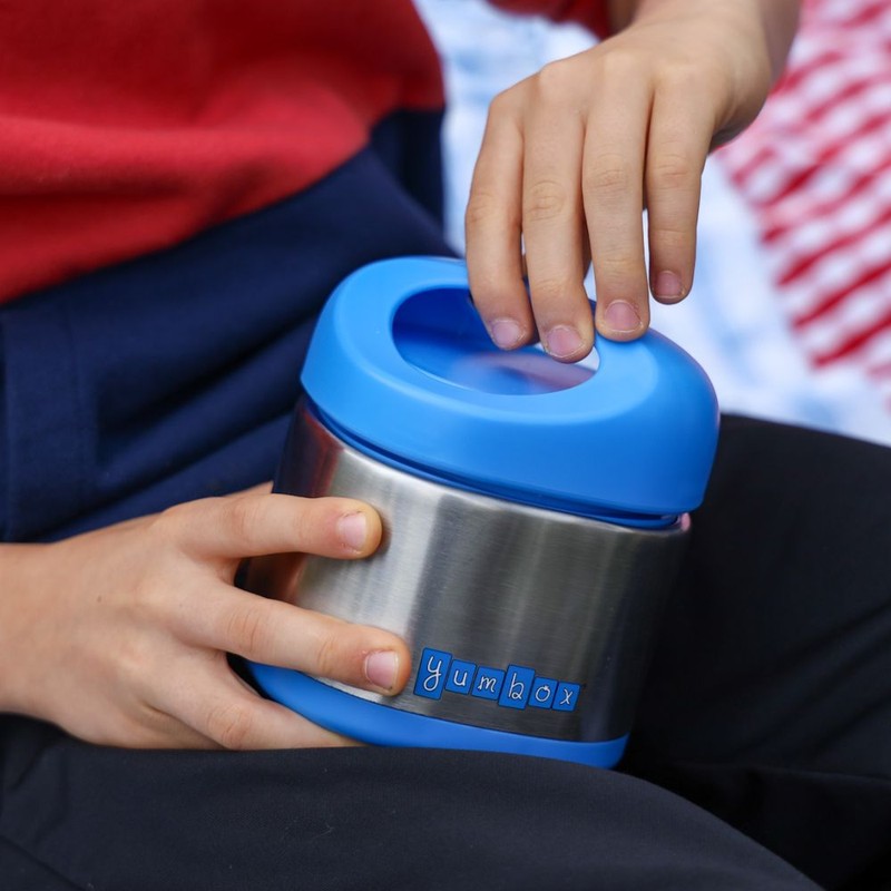 Yumbox Cubi Stainless Steel Thermal Food Jar 295ml, Surf Blue