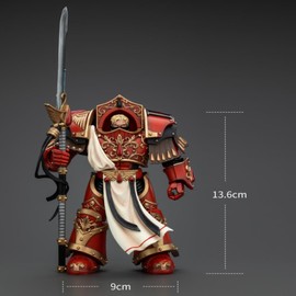 JOYTOY Warhammer Horus Heresy 1/18 Scale 14.2 cm Blood Angels Crimson Paladins Squad Crimson Collectible Action Figure with Exquisite Design Gifts for Fans & Collectors